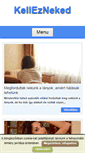 Mobile Screenshot of kellezneked.hu